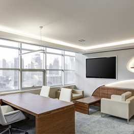 安全私密的洽谈室